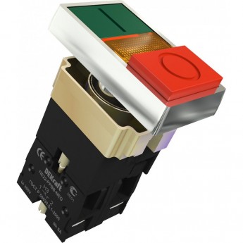 Переключатель DEKRAFT I-O PPBB ?22 мм Цвет: зеленый-красный неон 2