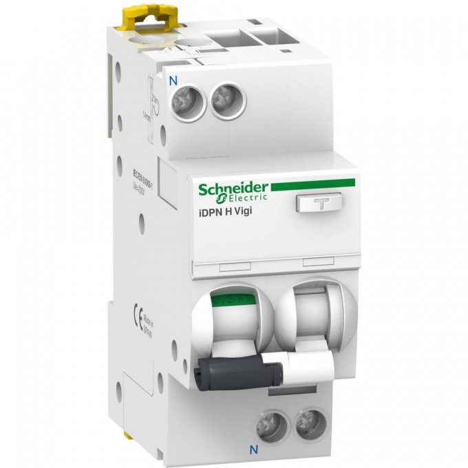Автоматический выключатель дифференциального тока SCHNEIDER ELECTRIC ACTI 9 iDPN H VIGI 10KA 10A C 30MA A A9D37610