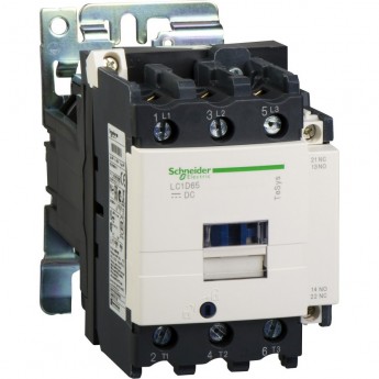 Контактор SCHNEIDER ELECTRIC TESYS D 3Р,80 A,НО+НЗ,24V DС,ОГРАН. ПЕРЕНАПРЯЖЕНИЙ, зажим под винт