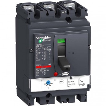 Автоматический выключатель 3П3Т SCHNEIDER ELECTRIC COMPACT TM80D NSX100F