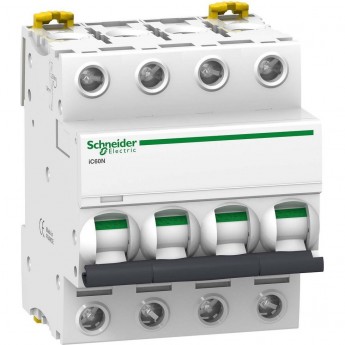 Автоматический выключатель SCHNEIDER ELECTRIC ACTI 9 iC60N 4П 4A C