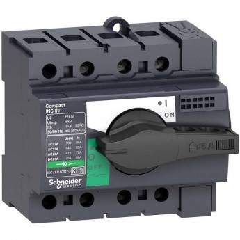 Выключатель-разъединитель SCHNEIDER ELECTRIC COMPACT INS80 3П